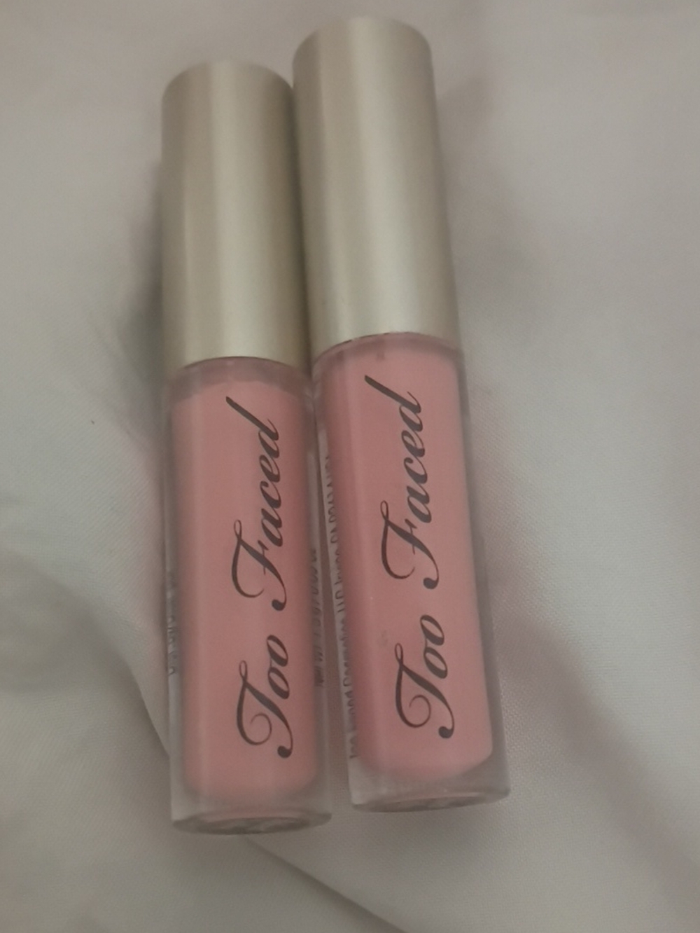 Too Faced Liquid Lip gloss Duo — Light Pink Shades